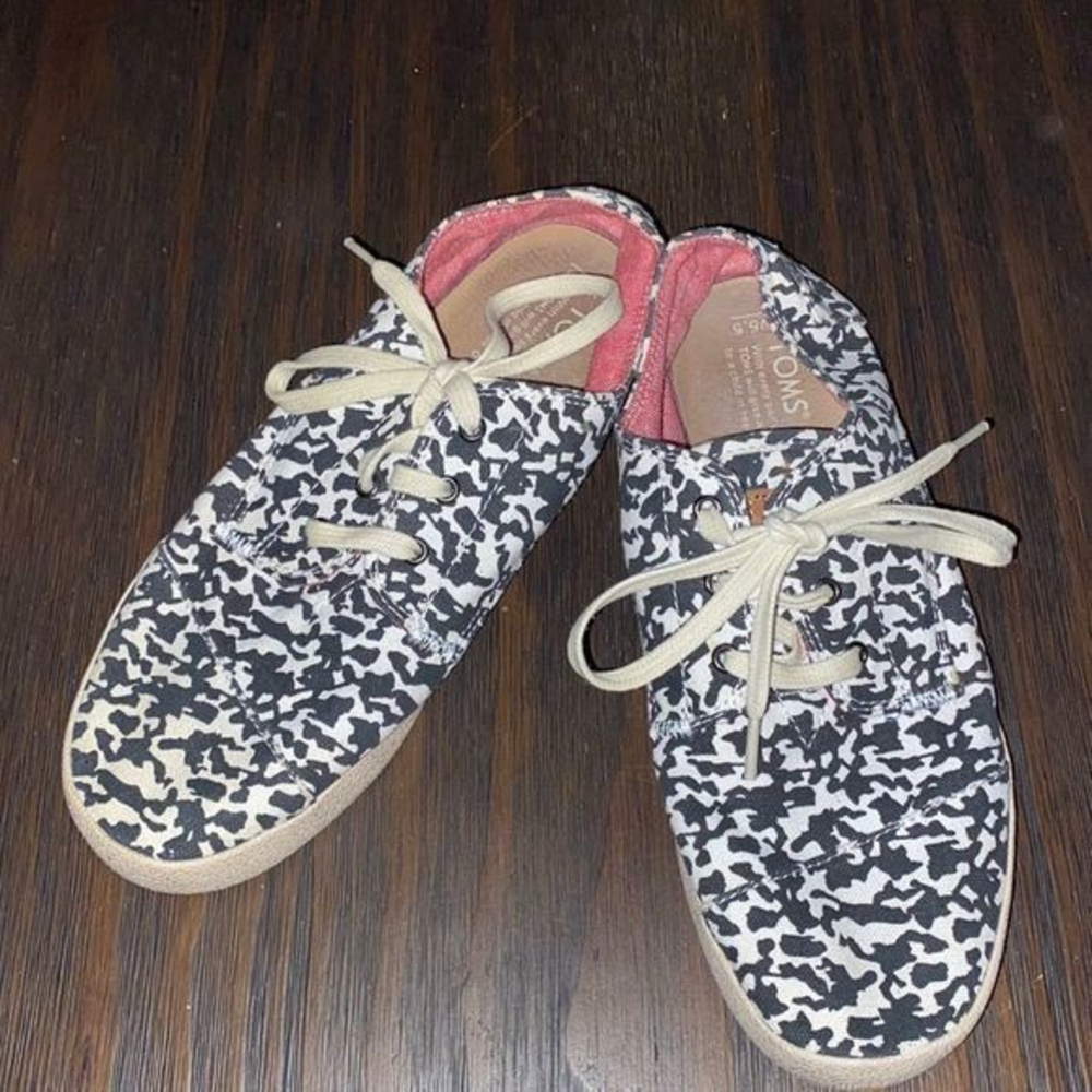 Toms cow print womens shoes
